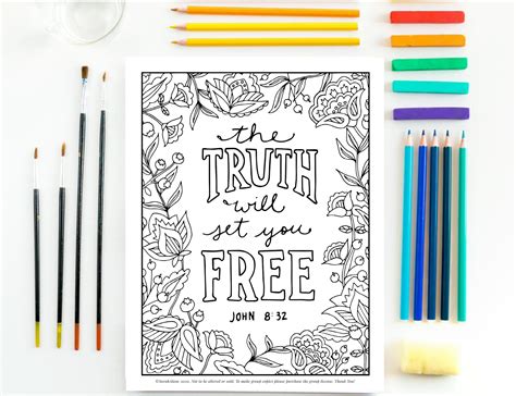 Telling The Truth Coloring Pages