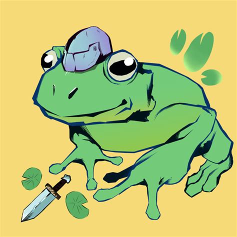 Иллюстрация Лягушка воин | Illustrators.ru
