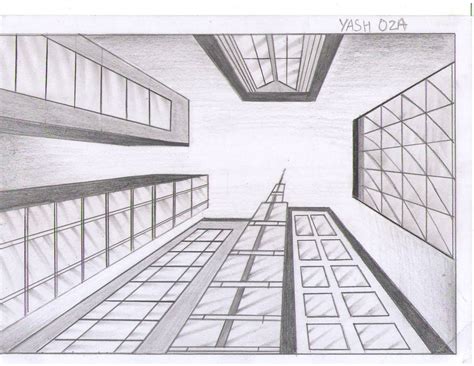 How To Draw One Point Perspective Buildings - Image to u