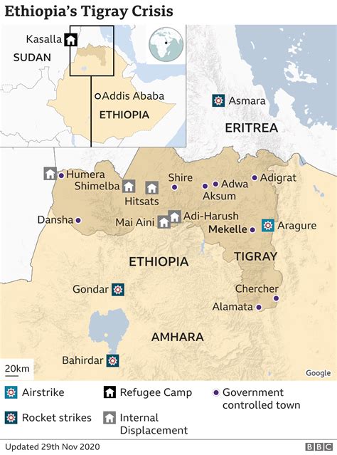 Ethiopia's Tigray crisis: Eritrea refugees in Ethiopia run out of food