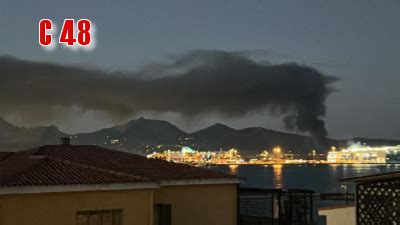 NEWS48 Olbia Grosso Incendio Nella Zona Industriale Capannone In