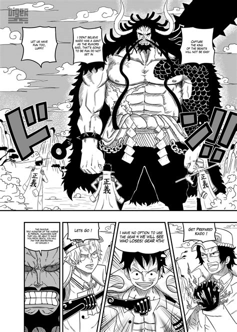 One Piece Luffy Marine Vs Kaido P1 By Tigerkiart On Deviantart