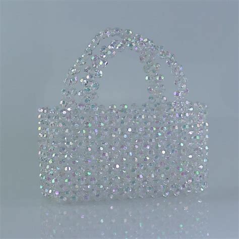 Crystal Beaded Handbag custom bead bag ในป 2020 ลกปด กระเปา แฟชน