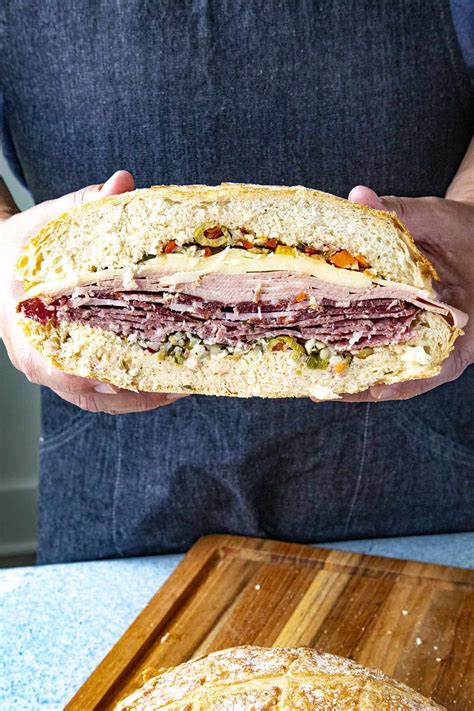 Muffaletta Sandwich Recipe Chili Pepper Madness