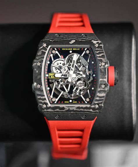 Richard Mille Rm Black Carbon Ntpt Automatic Rafael Nadal F R