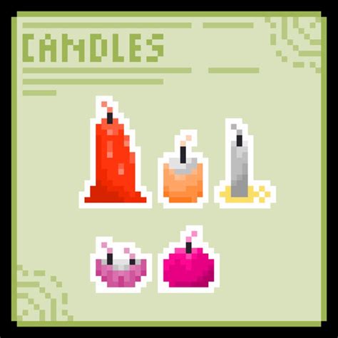 Pride Candle Sticker Set Lesbian Rainbow Bi Trans Pan Ace Flags Etsy