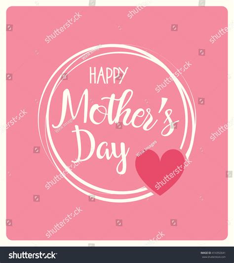 Happy Mothers Day Typographic Vector Design Stock Vector Royalty Free