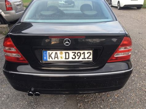 Насадка на глушитель — Mercedes-Benz C-Class (W203), 1,8 л, 2003 года ...