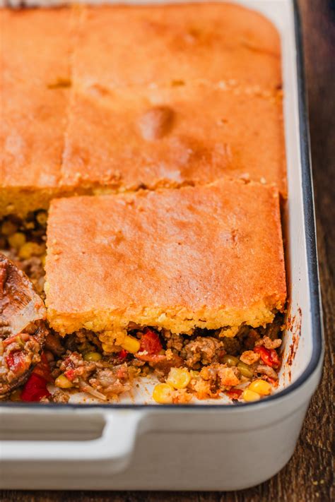 Cowboy Cornbread Casserole The Cookin Chicks