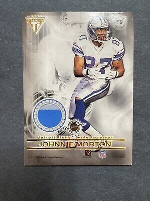 Marcus Robinson Johnnie Morton Titanium Dual Game Jersey Ebay