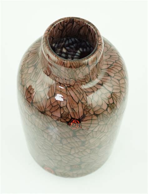 Vittorio Ferro A Murano Glass Murrine Vase Mutualart