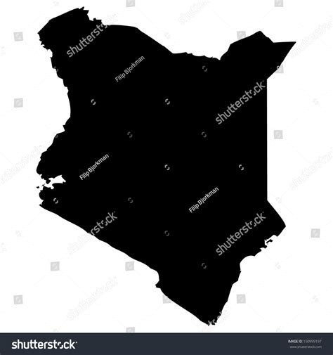 3,687 Kenya Map Outline Images, Stock Photos & Vectors | Shutterstock