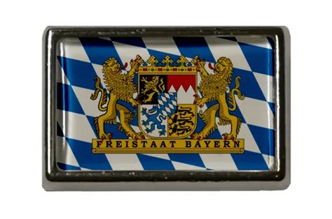 Pin Freistaat Bayern Flaggenpin Anstecker Anstecknadel Fahne Flagge Eur