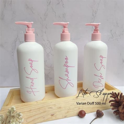 Jual Botol Refill Sabun Cair Ml Pink Doff Glosy Shopee Indonesia