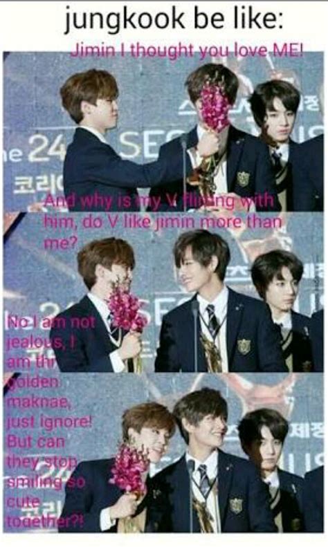 Funny Bts Memes Vkook Jealous Bts Memes Bts Memes Hilarious Funny