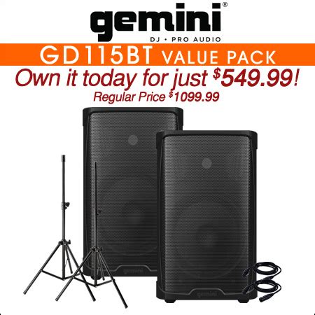 Gemini DJ Speakers | DJ Audio | Chicago DJ Equipment | 123DJ