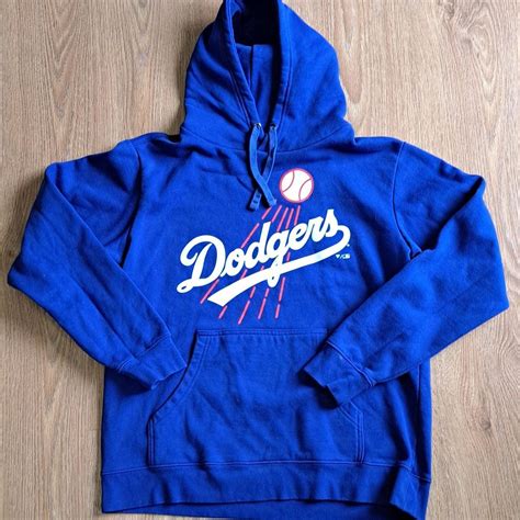 Dodgers hoodie royal blue authentic fanatics like... - Depop