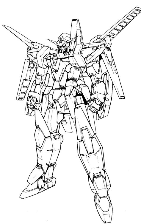 Gundam Printable Coloring Pages