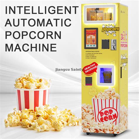 Popcorn Vending Machine Delicious Health Popcorn Making Fun Automatic