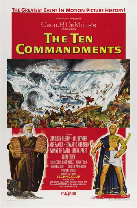 The Ten Commandments Movie Poster (#1 of 5) - IMP Awards