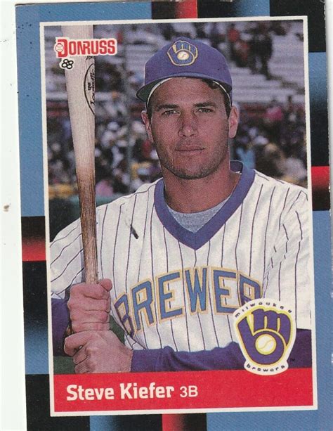 Free Shipping Mint Donruss Milwaukee Brewers Baseball Crd