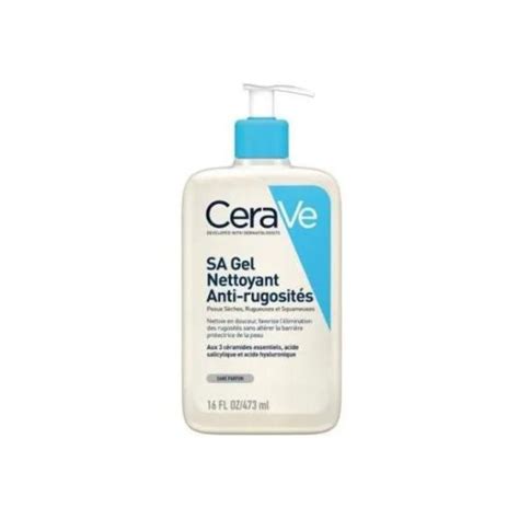 CeraVe SA Gel Nettoyant Anti Rugosités Peau Sèche Et Rugueuse 473ml