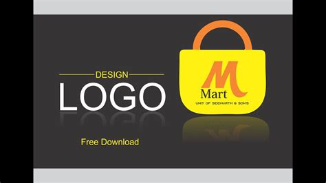 Mini Mart Logo Design Cdr File Free Download Tutorials Youtube