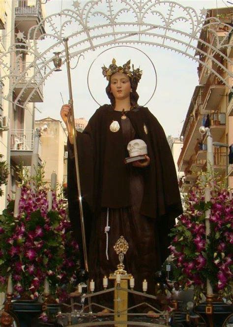 Santa Rosalia Parrocchia Santa Margherita V M Palermo Palermo Statue Margherite