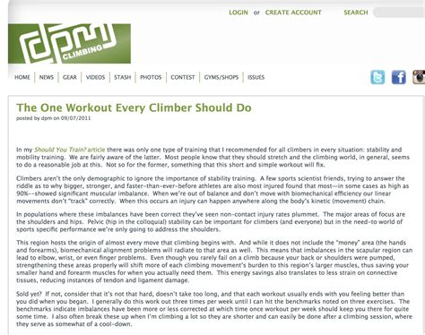 The one workout every climber should do : r/climbing