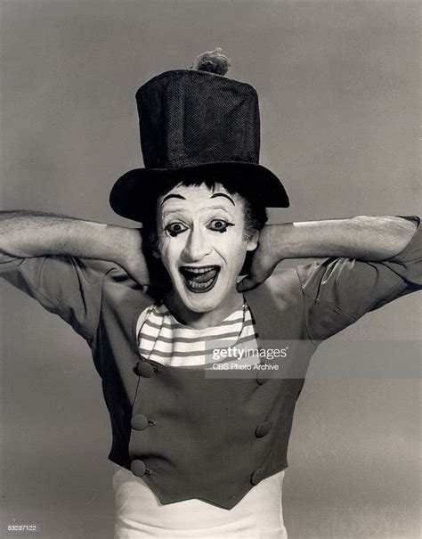 Promotional portrait of French mime artist Marcel Marceau, in... News Photo - Getty Images