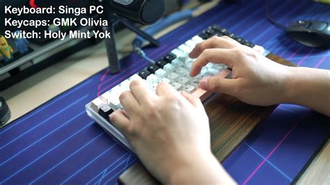 Jinnnxxu Singa Pc Mechanical Keyboard Typing Test With Gmk Olivia