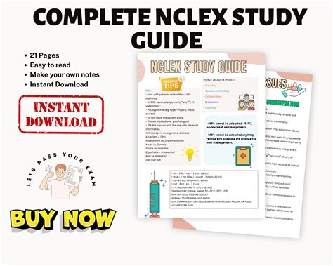 Complete Nclex Cream Sheet Bundle Nclex Study Guide Mark Klimex Notes