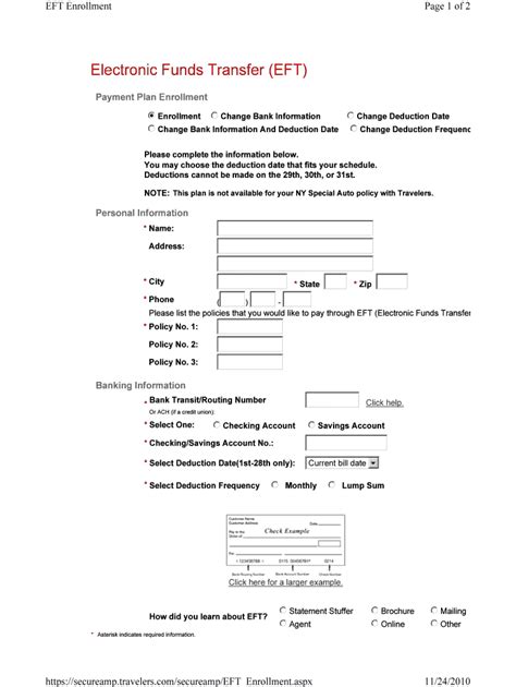 Fillable Online Eft Enrollment Fax Email Print Pdffiller