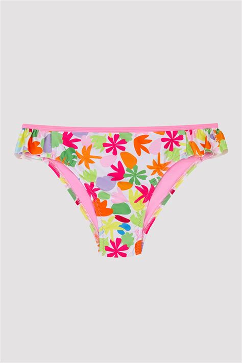 T Crochet Detailed Bandeau Bikini Takımı PL200QZS23IY MIX Çok Renkli Penti