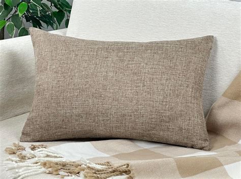 Amazon Aiking Home Woven Fine Faux Linen Throw Pillow Cover Size