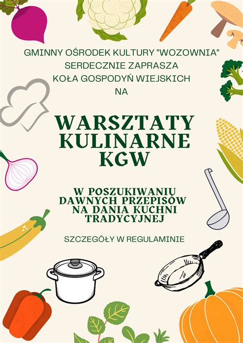 Warsztaty Kulinarne Kgw Gok Wozownia