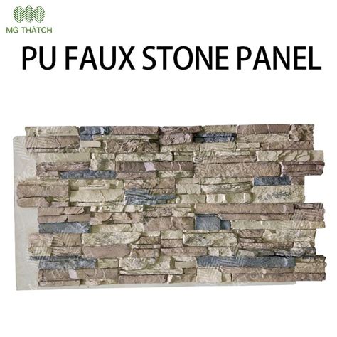 Hot Item Artificial Plastic Pu Cultural Brick Multi Color Faux Stone