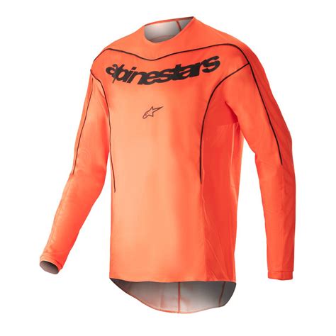 Alpinestars Fluid Lurv Jersey Hot Orange Black Langston Motorsports South Africa