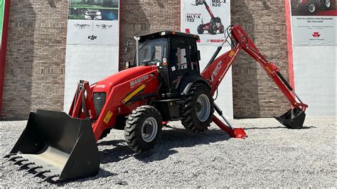 Mbl X Manitou Retroexcavadora Backhoe Loader Youtube