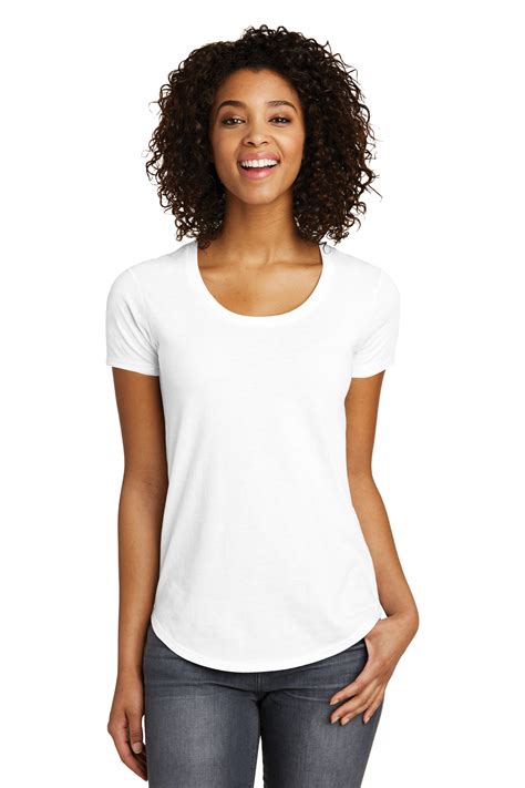 District Printed Womens Scoop Neck Very Important Tee Queensboro