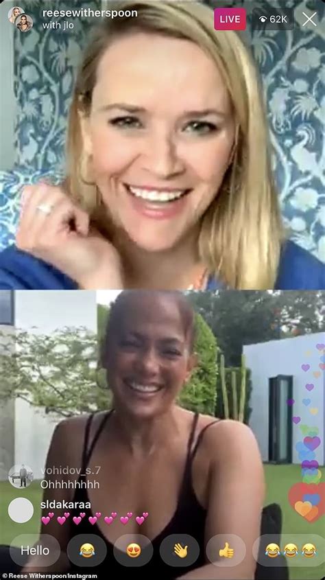 Jennifer Lopez Urges Reese Witherspoon To Make A New Legally Blonde Film Daily Mail Online