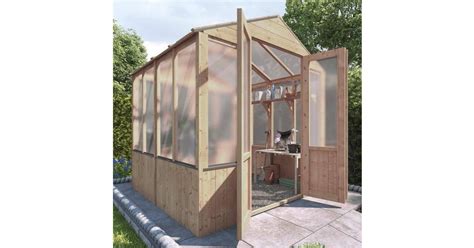 Billyoh 6x6 Wooden Polycarbonate Greenhouse Pt 4000 Lincoln • Price