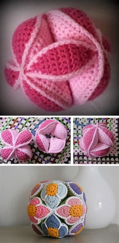 Amish Puzzle Ball Free Crochet Pattern Weave Crochet