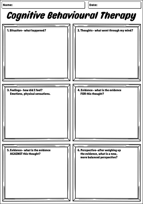 Cognitive Processing Therapy Abc Worksheets