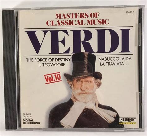 Verdi Masters Of Classical Music Volume 10 Digital Recording Laserlight Ebay