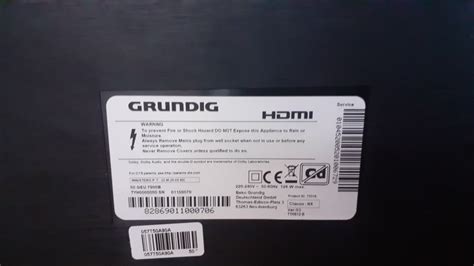 GRUNDIG 50 GEU 7900 B LED TV