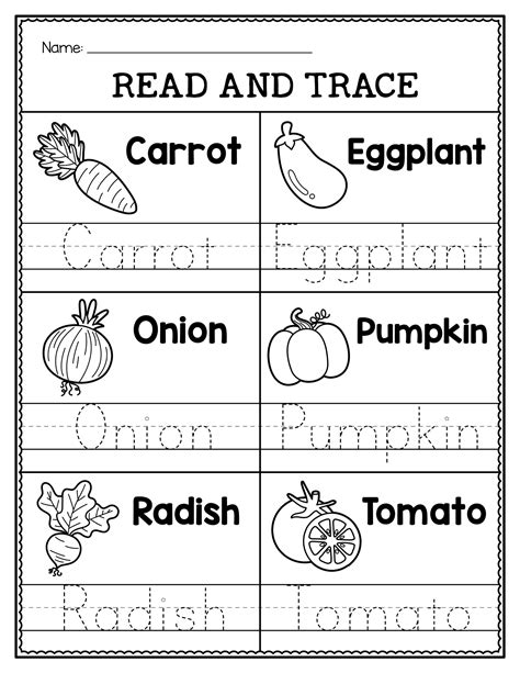 Read & Trace Worksheets: "Fun & Educational Read & Trace Worksheets for Kids | Made By Teachers