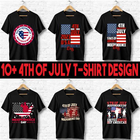 10 4th Of July T Shirt Design USA T Shirt Design Independence T