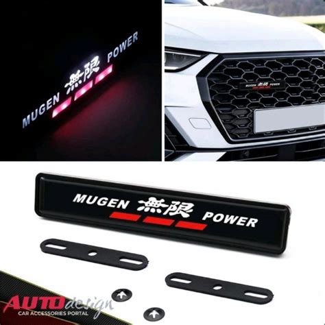 Jual Emblem Grill Mobil Led Toyota Honda Mugen Nissan Nismo Ralliart