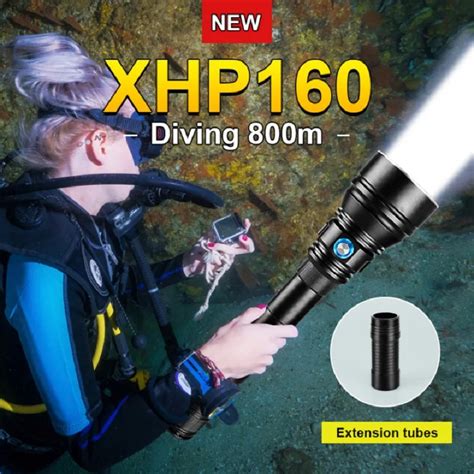 Diving Led Flashlight Underwater Lantern Underwater Torch Diving